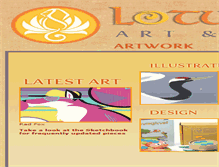 Tablet Screenshot of lotuslion.com